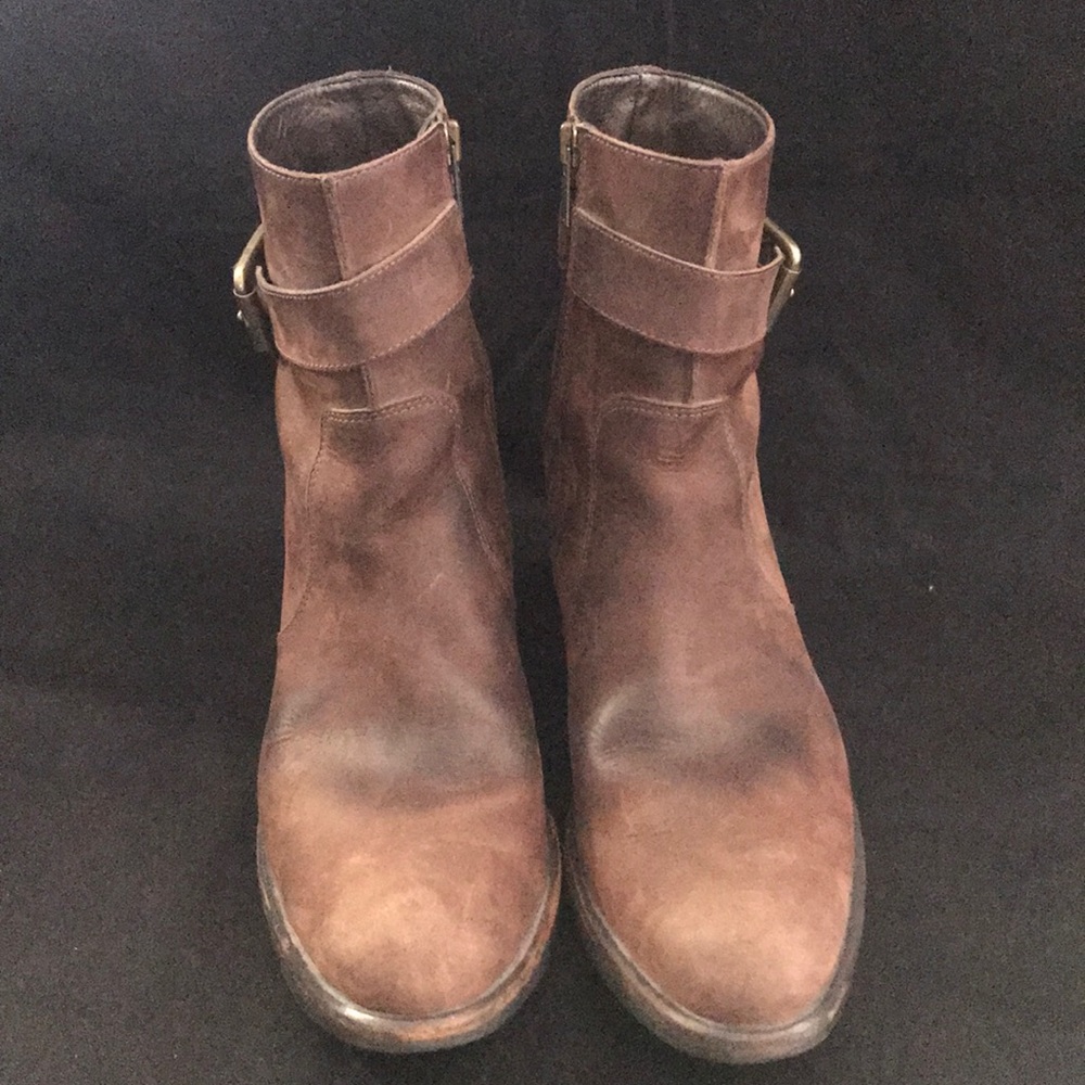 Cole Haan Soft Leather Pointed Toe Booties - Picture 3 of 8